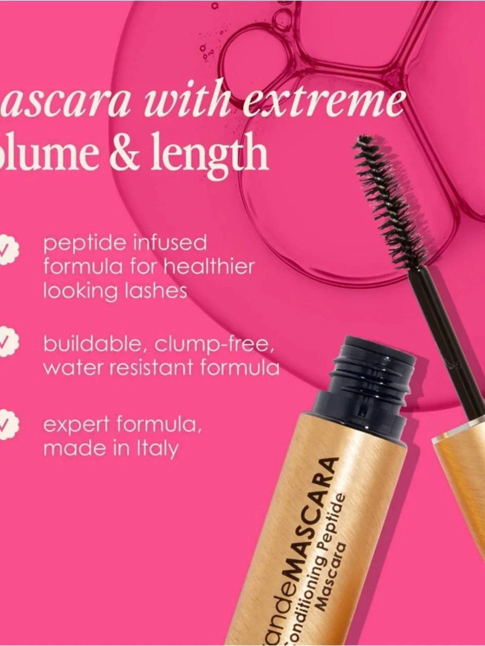 Grande Cosmetics Lash Bash! Trio Lash Enhancing Serum+Mascara x 2 Minis NIB!! - Picture 4 of 12